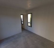 Bande placo terminé ! Chambre parentale