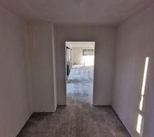 Bande placo terminé ! Dressing