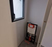 Bande placo terminé ! Wc