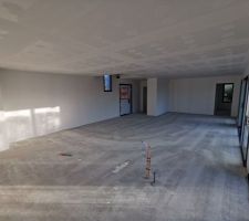 Bande placo terminé ! Pièce de vie