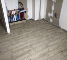 Carrelage imitation parquet