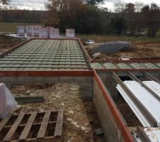 Mise en place des hourdis