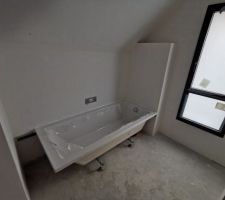 Bande placo salle de bain