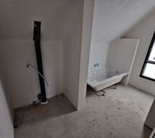 Bande placo salle de bain