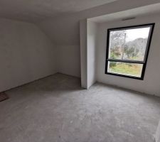 Bande placo chambre étage