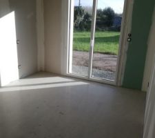 Chape liquide coulée