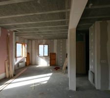Réalisation des joints de placo