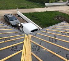 Ecran de sous toiture - lattage - contre lattage