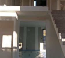 Vu de l'entrée sur le palier