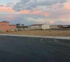 Avancement des travaux du lotissement.