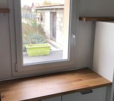 Finition et installation de la nouvelle buanderie