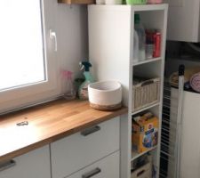 Finition et installation de la nouvelle buanderie