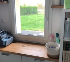 Finition et installation de la nouvelle buanderie