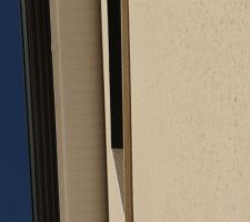 Appui de fenêtre trop rentrer; Donc problème de goutte d'eau