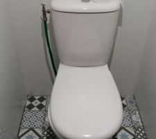 Salle de bain en cours