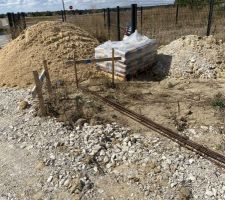 Livraison des parpaings pour le VS