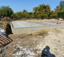 Belle surprise...hourdis en polystyrene pour le garage aussi !