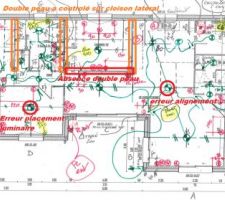 Visite chantier du 17/12/2020 Correction des erreurs du second oeuvre.