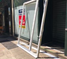 Changement de la vieille fenêtre d'origine.