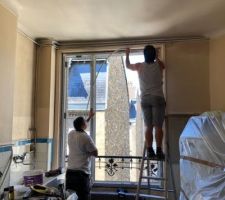 Changement de la vieille fenêtre d'origine.