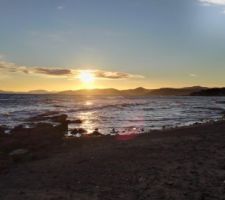 Coucher de soleil sur Saint Raphaël