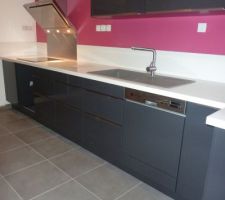 Cuisine en cours d'installation