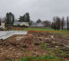 Photo du terrain du voisin apr&egrave;s le passage des artisans