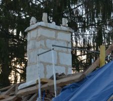 Réhausse cheminée + joints