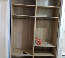 Installation de mon dressing