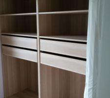 Installation du dressing de madame