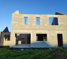 Fin de l'&eacute;l&eacute;vation de l'&eacute;tage