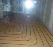 Chauffage au sol salon/salle à manger
