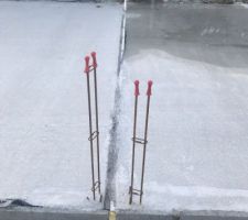 Dalle des garages