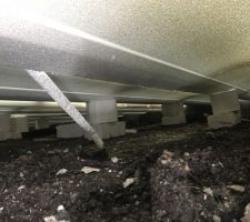 Réparation du plancher et étayage avec du polystyrene ??