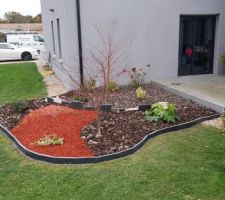 Nouveau massif avec plante d'ombre