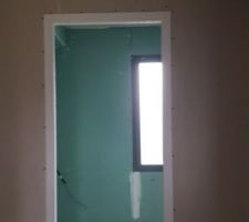 Dressing suite parentale (caisson pour la VMC des WC)