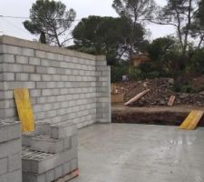 Elevation des murs - 9 Janvier 2021