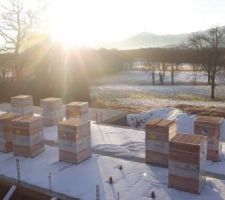 La dalle sous la neige!
