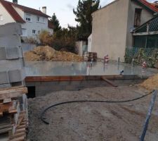 Coulage de la dalle du VS