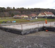Le garage vu coté jardin