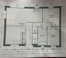 Plan du rdc proposé par le constructeur