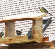Petite maison à oiseaux faite maison pour mieux passer l'hiver