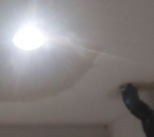 Rebouchage trou faux plafond