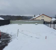 Un magnifique manteau de Neige qui nous réjouis..