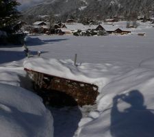 Neige en janvier 2021 à la Bistorte : c'est bien aussi avec le soleil !