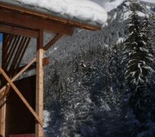 Neige en janvier 2021 à la Bistorte : c'est bien aussi avec le soleil !