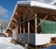 Neige en janvier 2021 à la Bistorte : c'est bien aussi avec le soleil !