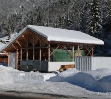 Neige en janvier 2021 à la Bistorte : c'est bien aussi avec le soleil !