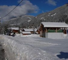 Neige en janvier 2021 à la Bistorte : c'est bien aussi avec le soleil !