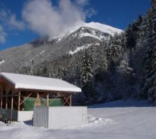 Neige en janvier 2021 à la Bistorte : c'est bien aussi avec le soleil !